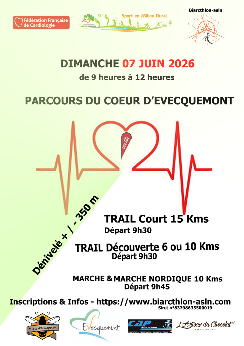 Parcours du Coeur d'Evecquemont 2026